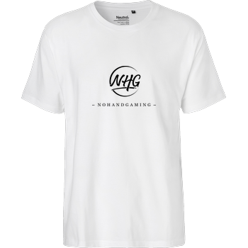 NoHandGaming - Chest Logo Fairtrade T-Shirt - white