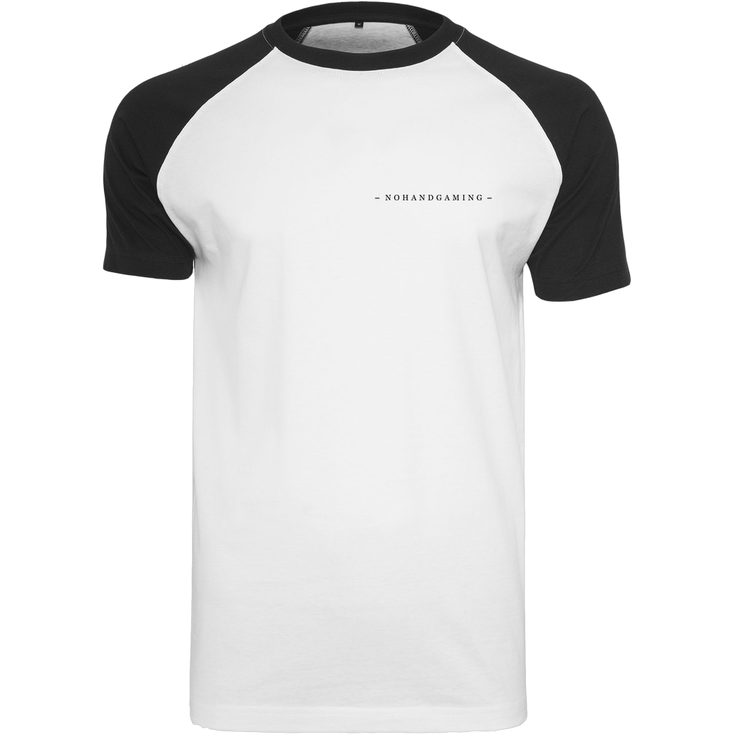 NoHandGaming NoHandGaming - Logo T-Shirt Raglan Tee white