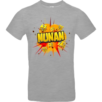 Nunan Nunan - Explosion T-Shirt B&C EXACT 190 - heather grey