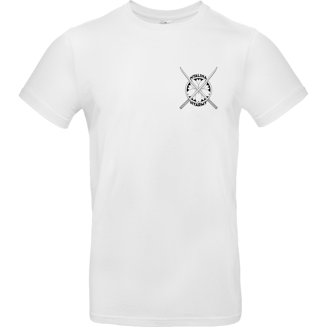 Nyalina Nyalina - Katana black T-Shirt B&C EXACT 190 -  White