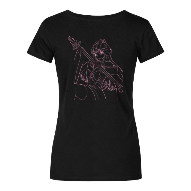 Nyalina - Nyalina - Katana pink - T-Shirt - Girlshirt schwarz