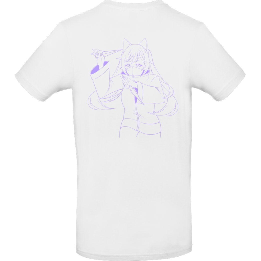 Nyalina Nyalina - Kunai purple T-Shirt B&C EXACT 190 -  White