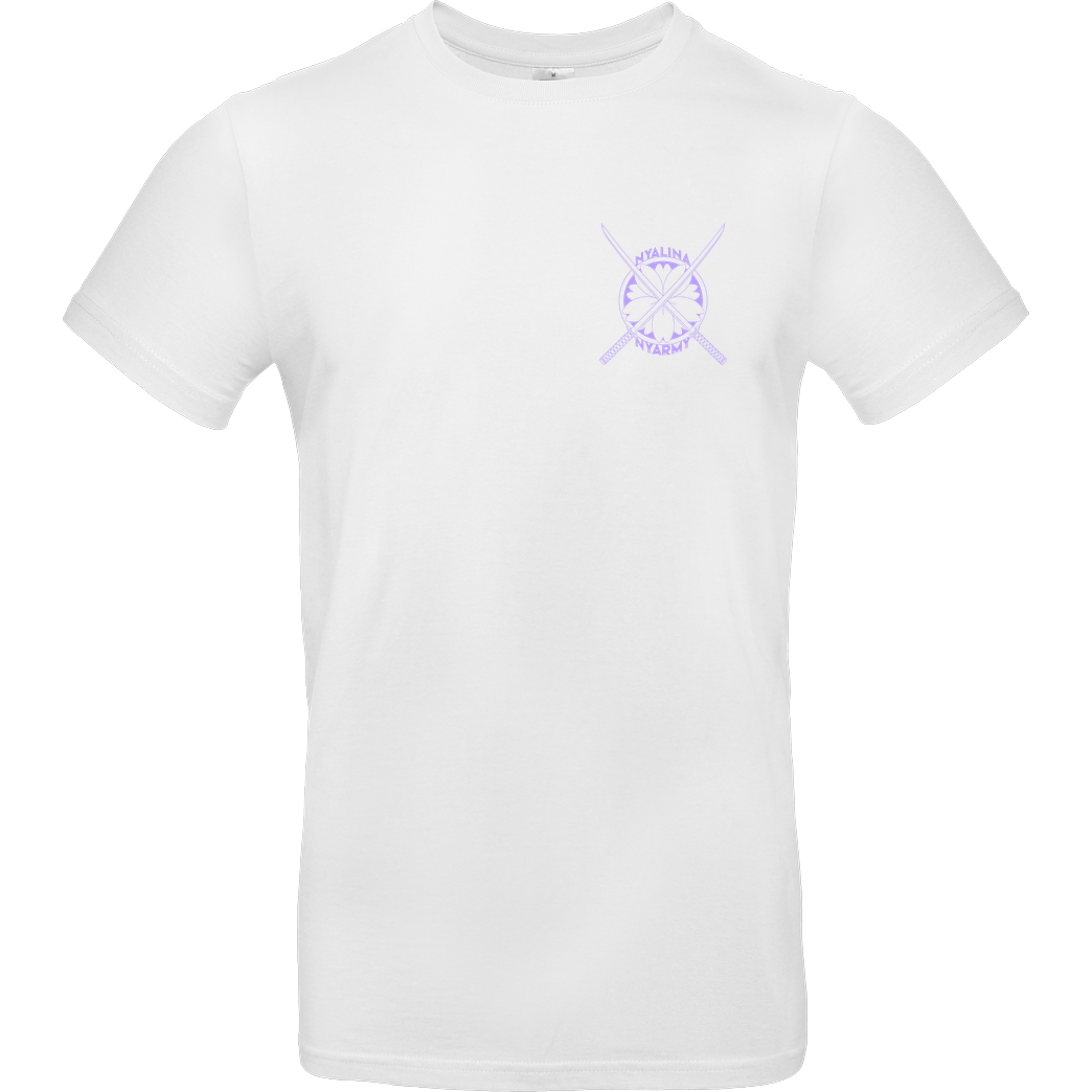 Nyalina Nyalina - Kunai purple T-Shirt B&C EXACT 190 -  White
