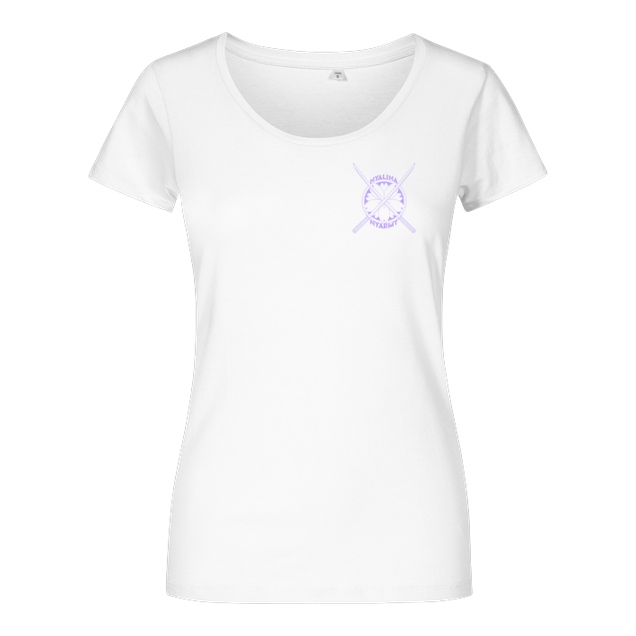 Nyalina - Nyalina - Kunai purple - T-Shirt - Girlshirt weiss