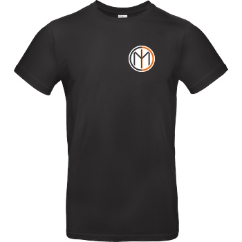 Omid O - Logo T-Shirt B&C EXACT 190 - Black