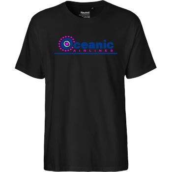 None Oceanic Airlines T-Shirt Fairtrade T-Shirt - black