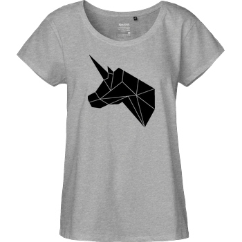 Oli Pocket OliPocket - Logo T-Shirt Fairtrade Loose Fit Girlie - heather grey