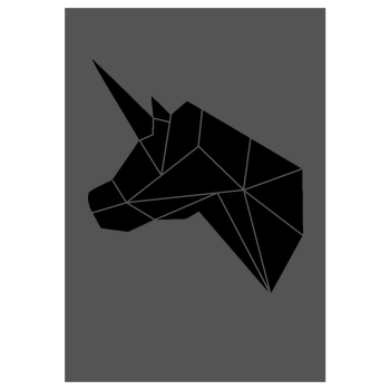 OliPocket - Logo Art Print grey