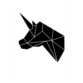 OliPocket - Logo Kunstdruck weiss