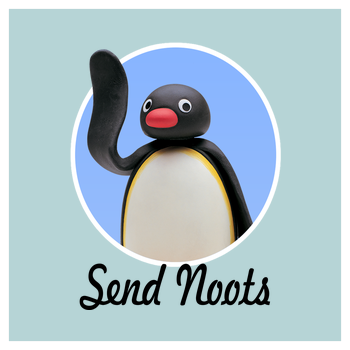 OliPocket - Send Noots Art Print Square mint