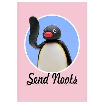 OliPocket - Send Noots Art Print pink