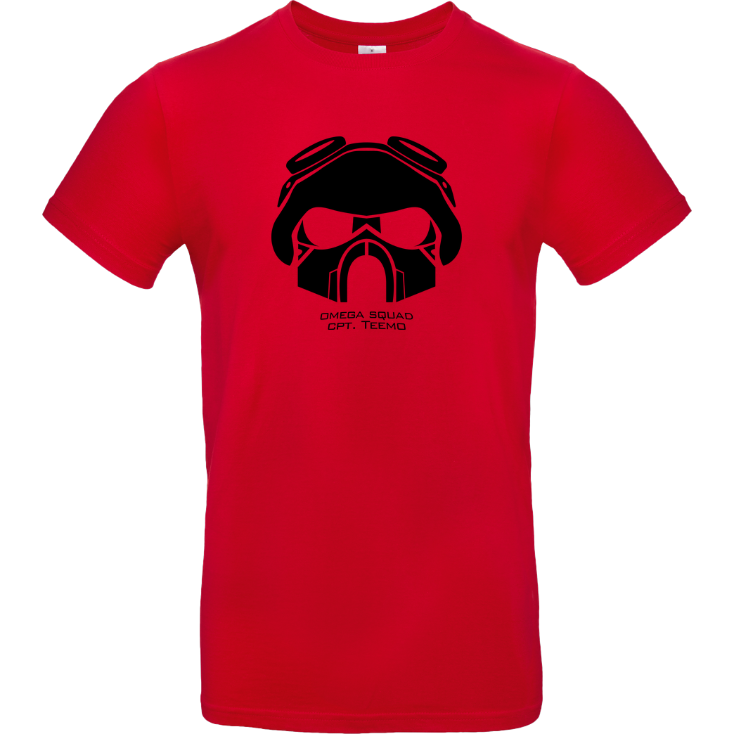 bjin94 Omega Squad Cpt. Teemo T-Shirt B&C EXACT 190 - Red