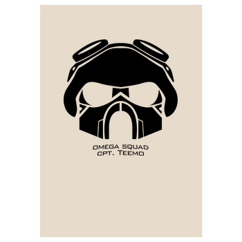 Omega Squad Cpt. Teemo Art Print sand