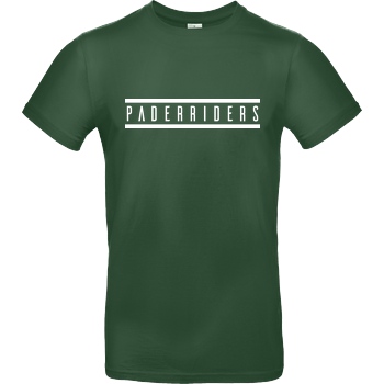 PaderRiders PaderRiders - Logo T-Shirt B&C EXACT 190 -  Bottle Green
