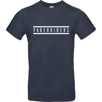 PaderRiders PaderRiders - Logo T-Shirt B&C EXACT 190 - Navy