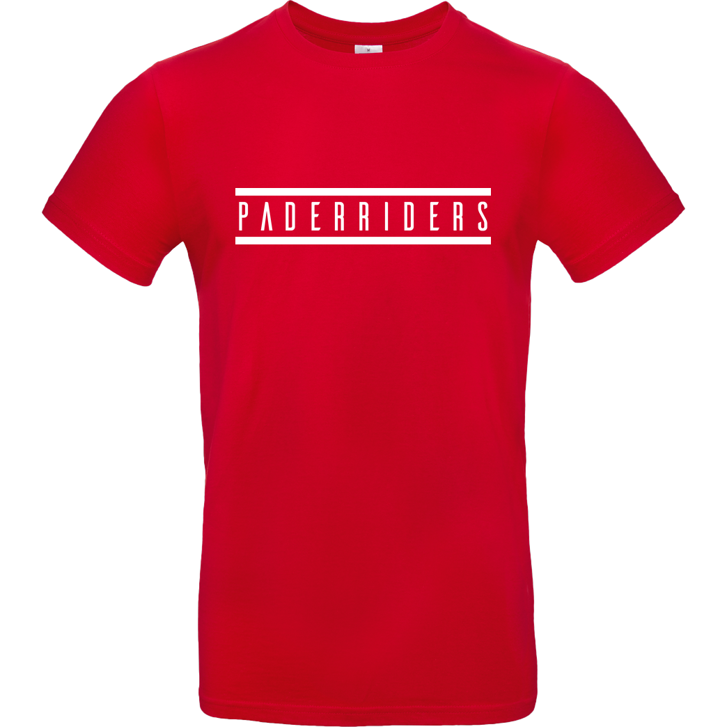 PaderRiders PaderRiders - Logo T-Shirt B&C EXACT 190 - Red