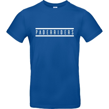 PaderRiders PaderRiders - Logo T-Shirt B&C EXACT 190 - Royal Blue