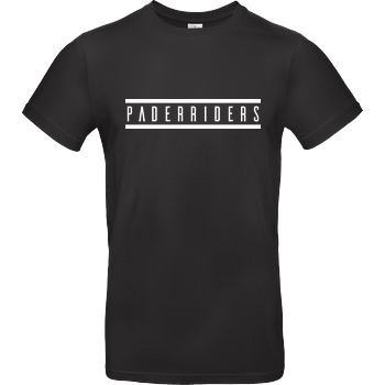 PaderRiders PaderRiders - Logo T-Shirt B&C EXACT 190 - Black