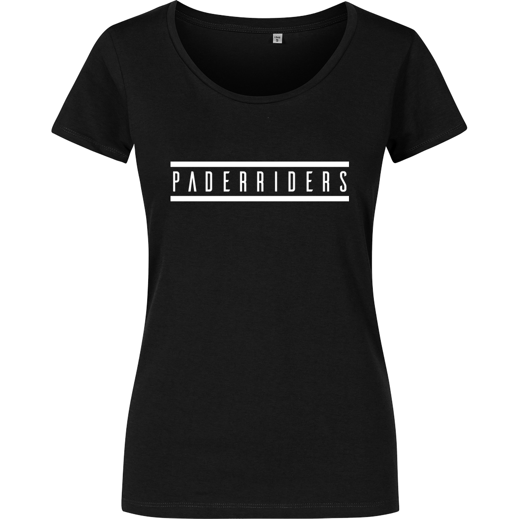 PaderRiders PaderRiders - Logo T-Shirt Girlshirt schwarz
