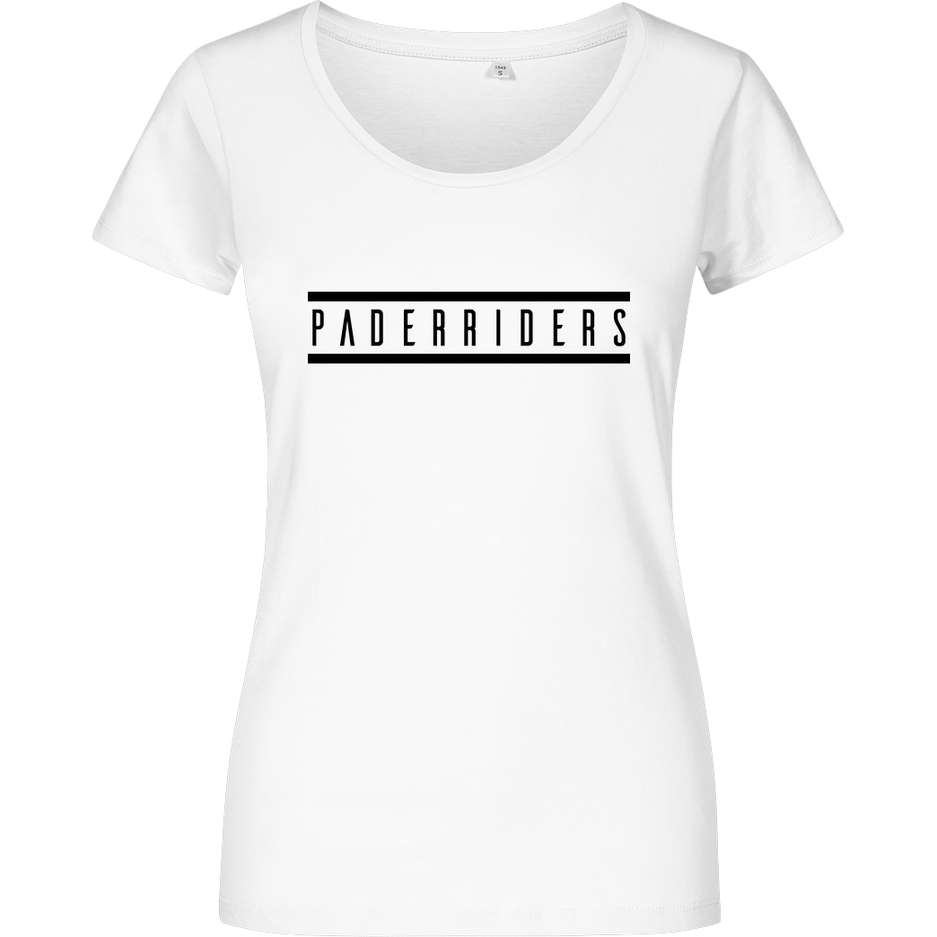 PaderRiders PaderRiders - Logo T-Shirt Girlshirt weiss