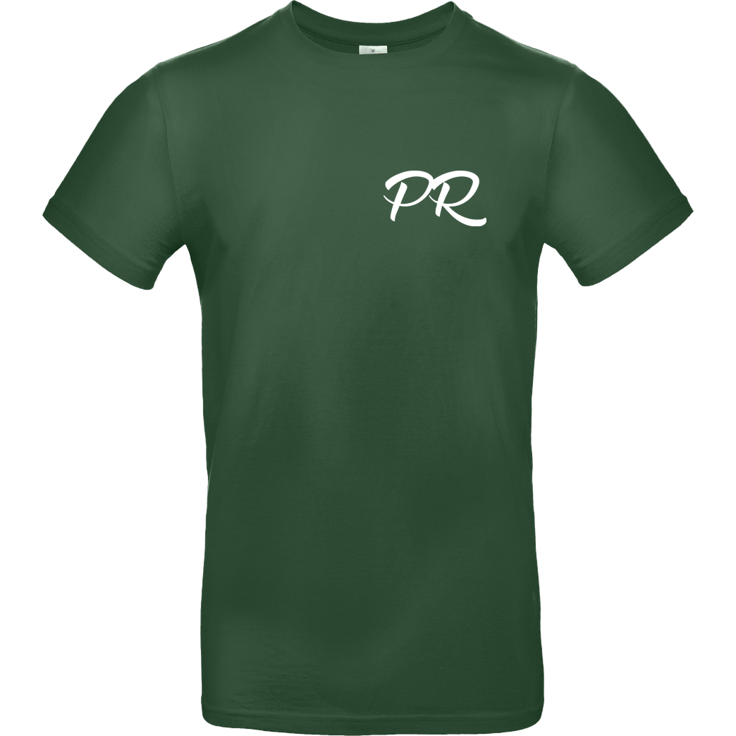 PaderRiders PaderRiders - PR Script Logo T-Shirt B&C EXACT 190 -  Bottle Green