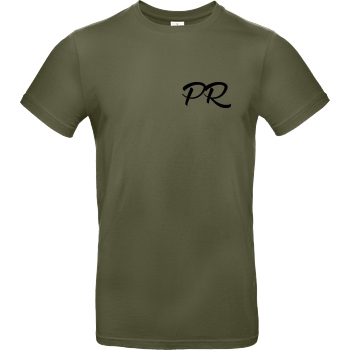 PaderRiders PaderRiders - PR Script Logo T-Shirt B&C EXACT 190 - Khaki