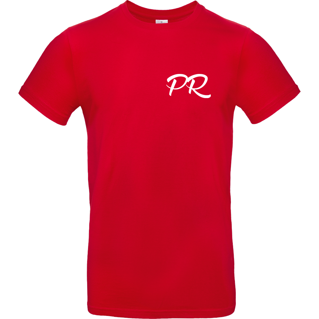 PaderRiders PaderRiders - PR Script Logo T-Shirt B&C EXACT 190 - Red