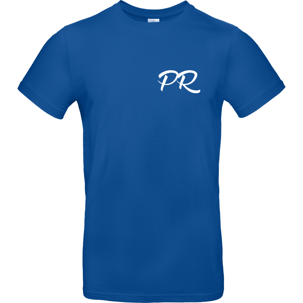 PaderRiders PaderRiders - PR Script Logo T-Shirt B&C EXACT 190 - Royal Blue