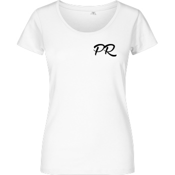PaderRiders PaderRiders - PR Script Logo T-Shirt Girlshirt weiss