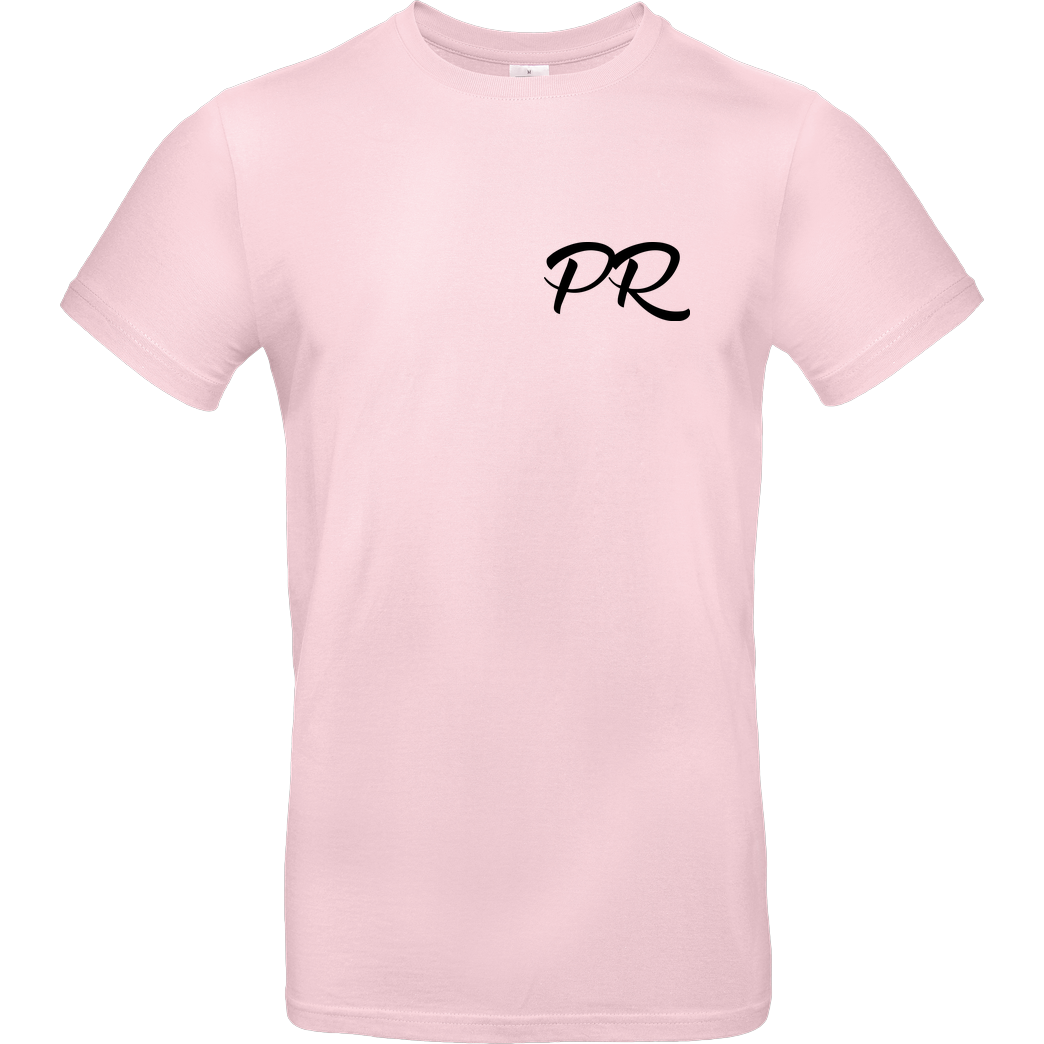 PaderRiders PaderRiders - PR Script Logo T-Shirt B&C EXACT 190 - Light Pink