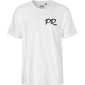 PaderRiders PaderRiders - PR Script Logo T-Shirt Fairtrade T-Shirt - white