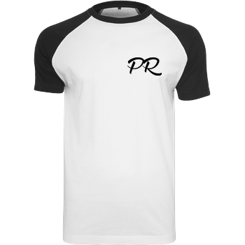 PaderRiders - PR Script Logo Raglan Tee white