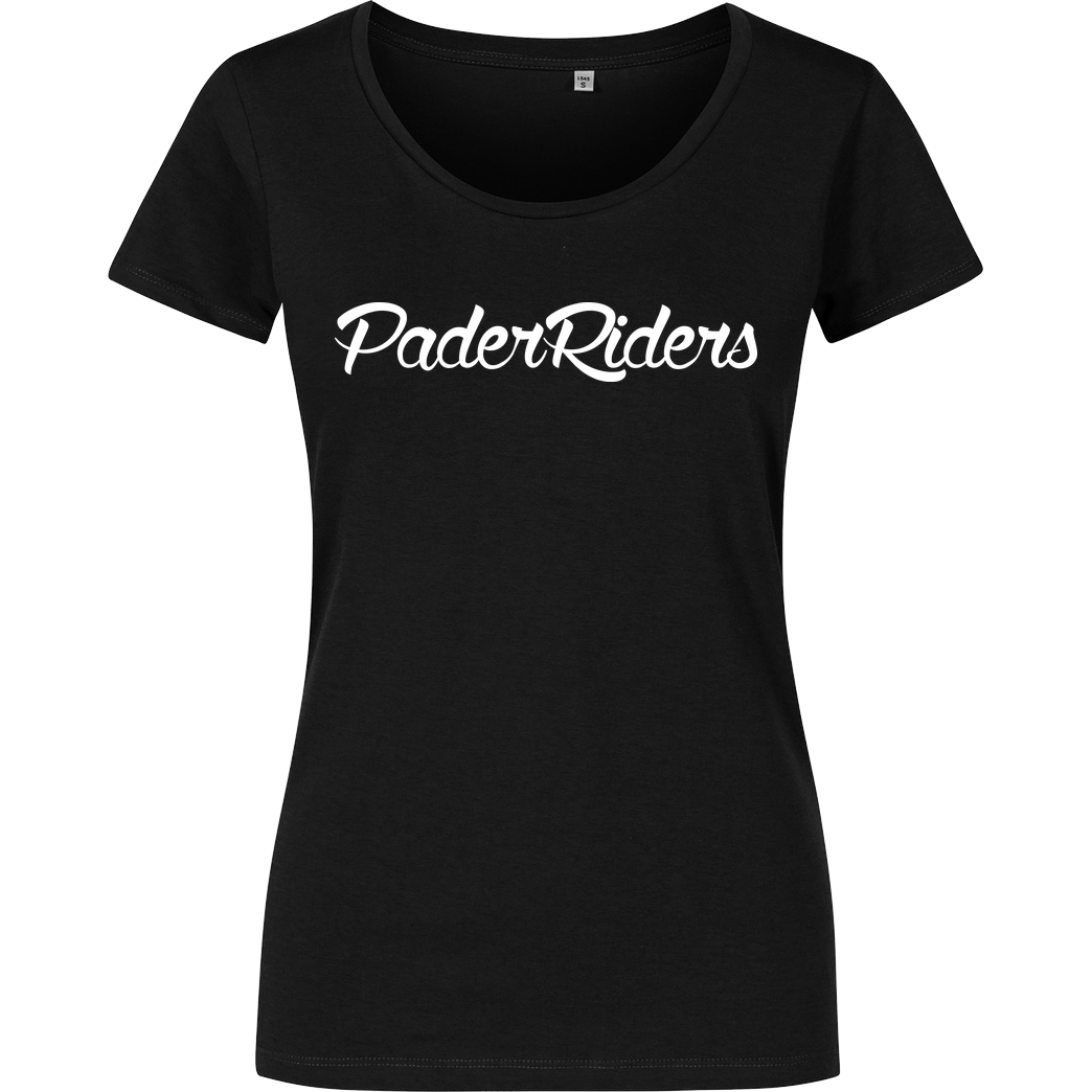 PaderRiders PaderRiders - Script Logo T-Shirt Girlshirt schwarz