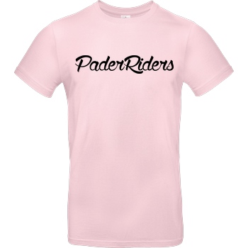 PaderRiders PaderRiders - Script Logo T-Shirt B&C EXACT 190 - Light Pink