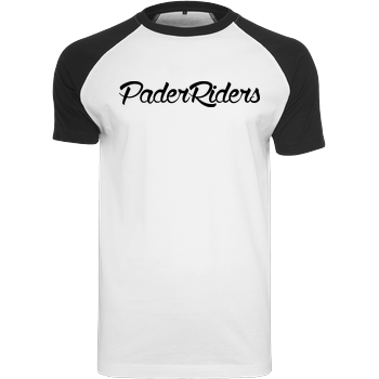 PaderRiders - Script Logo Raglan Tee white