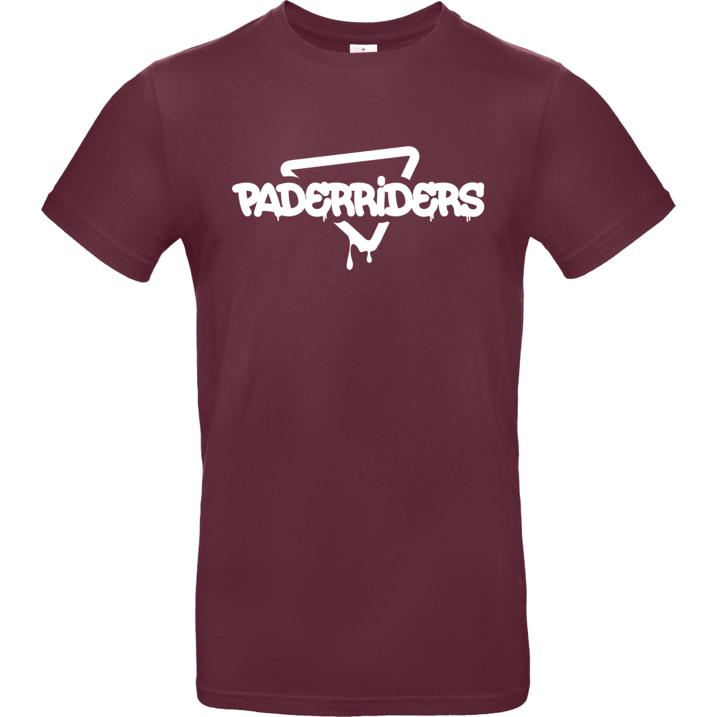 PaderRiders PaderRiders - Triangle T-Shirt B&C EXACT 190 - Burgundy