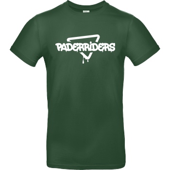 PaderRiders PaderRiders - Triangle T-Shirt B&C EXACT 190 -  Bottle Green
