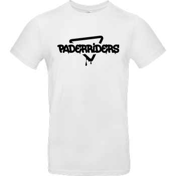 PaderRiders PaderRiders - Triangle T-Shirt B&C EXACT 190 -  White