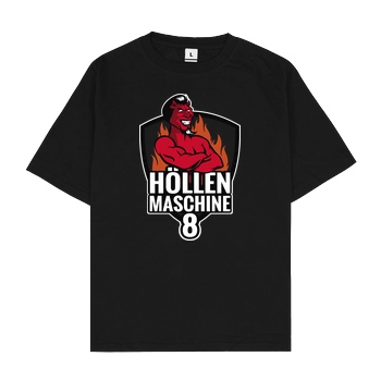 None PC-Welt - Höllenmaschine 8 transparent T-Shirt Oversize T-Shirt - Black