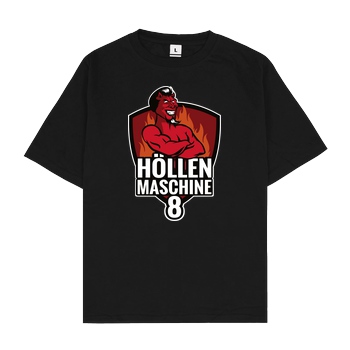 None PC-Welt - Höllenmaschine 8 T-Shirt Oversize T-Shirt - Black