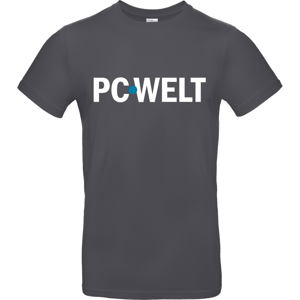 PC-WELT PC-Welt - Logo T-Shirt B&C EXACT 190 - Dark Grey