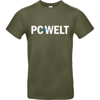 PC-WELT PC-Welt - Logo T-Shirt B&C EXACT 190 - Khaki