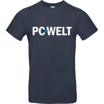 PC-WELT PC-Welt - Logo T-Shirt B&C EXACT 190 - Navy