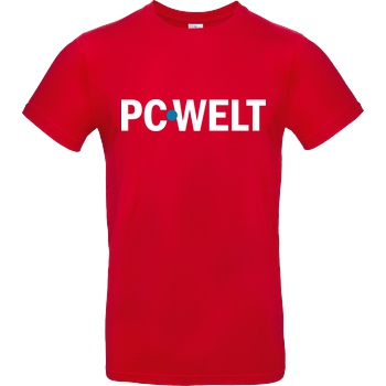 PC-WELT PC-Welt - Logo T-Shirt B&C EXACT 190 - Red