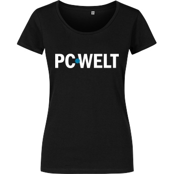 PC-WELT PC-Welt - Logo T-Shirt Girlshirt schwarz