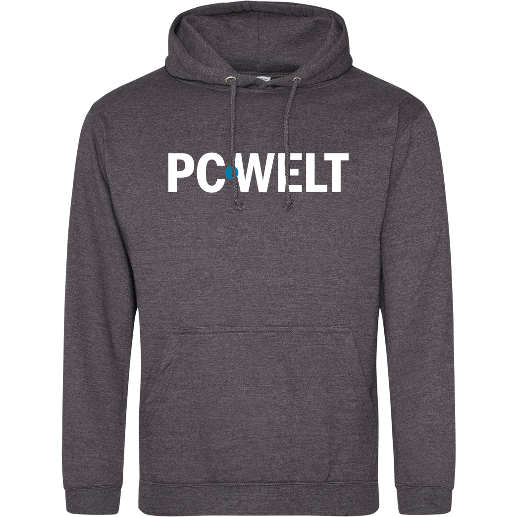 PC-WELT PC-Welt - Logo Sweatshirt JH Hoodie - Dark heather grey