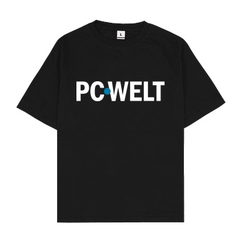 PC-WELT PC-Welt - Logo T-Shirt Oversize T-Shirt - Black