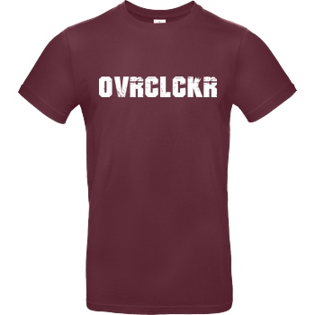 PC-WELT PC-Welt - OVRCLCKR T-Shirt B&C EXACT 190 - Burgundy