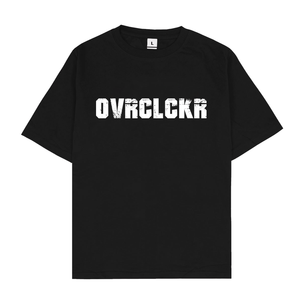 PC-WELT PC-Welt - OVRCLCKR T-Shirt Oversize T-Shirt - Black