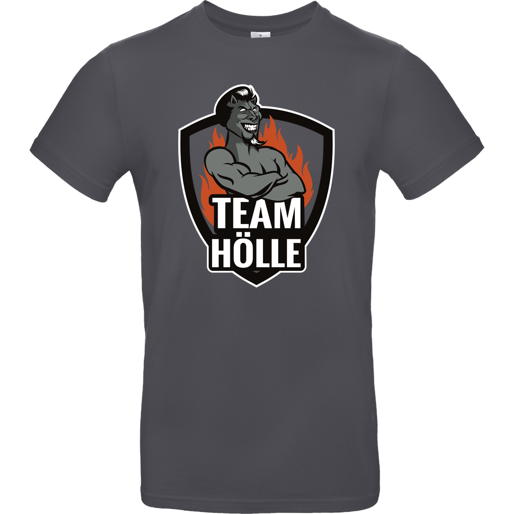 PC-WELT PC-Welt - Team Hölle sw T-Shirt B&C EXACT 190 - Dark Grey